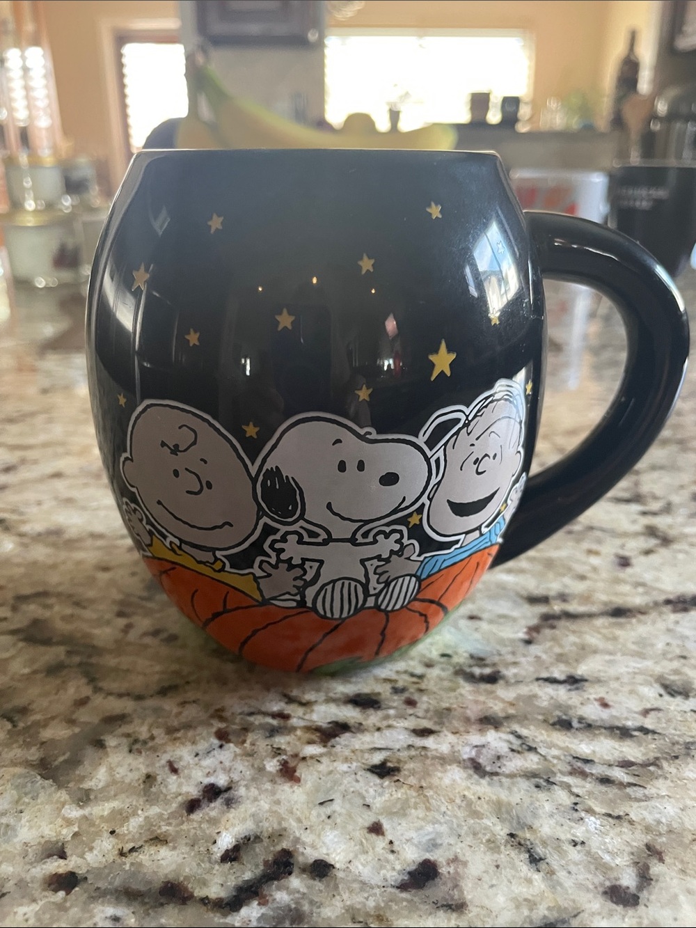 Peanuts Black Halloween Ceramic Mug 2013